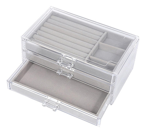 Caja De Almacenamiento De Joyas Multiuso Organizador De 3