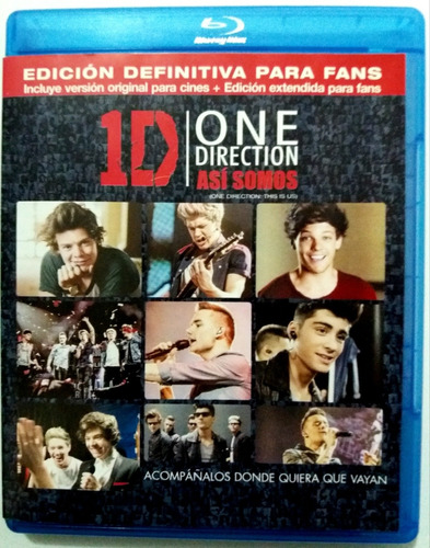 One Direction Asi Somos Edicion Definitiva Blu-ray Original