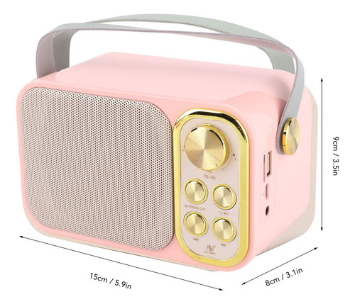 Máquina De Karaoke Para Cantar, 2 Micrófonos, Todo En Uno, P