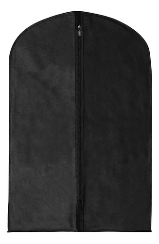 Funda Para Ropa Larga Friselina Negro 60x130cm Traje Vestido