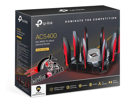 Archer C5400x Ac5400 Mu-mimo Tri-band Gaming Router Tp-link