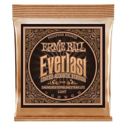 Encordado Guitarra Acustica Ernie Ball Everlast 11-52 - Usa
