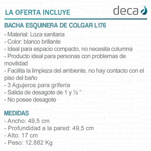 Imagen 5 de 10 de Bacha Loza Blanca Esquinera Colgante Baño Redonda Porcelana