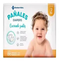 Comprar Pañales Desechables Member's Mark Etapa 2 Unisex 86 Piezas