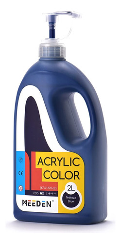 Pintura Acrilica Multiuso Meeden Envase Con Dispensador 2l