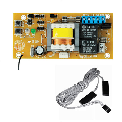 Imagem 2 de 4 de Kit Placa Central Ppa Original Pop Motor Portão Fim De Curso