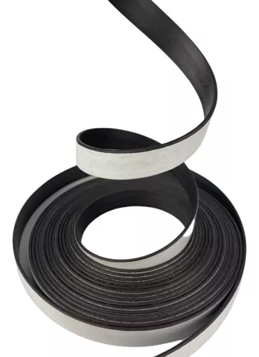 Cinta Magnética - Imán Flexible - Banda Imantada 3,8 cm x 3 m - Imán  Autoadhesivo con Adhesivo Fuerte - Rollo Magnético - Imán Flexible Adhesivo