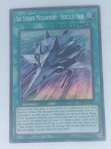 Sky Striker Maneuver Hercules Base Super Yugioh