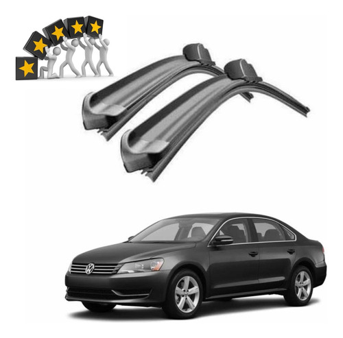 Plumas Limpiaparabrisas Bananas Vw Passat 2006 Al 2014