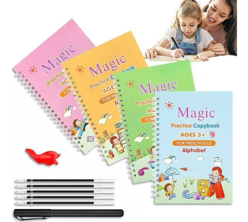 Cuadernos Mágicos Reutilizables Aprender Escribir Caligrafía