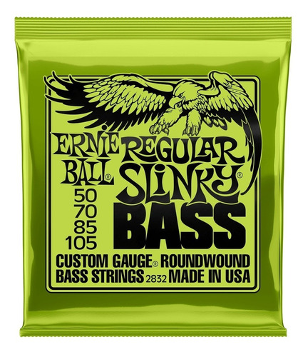 Encordado De Bajo Ernie Ball 4 Cuerdas 50-105 Slinky 2832