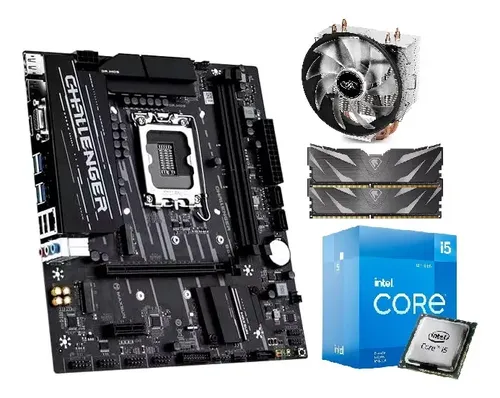 Processador Intel I5-12400f Com Placa Mãe B660 E 32gb Ddr4