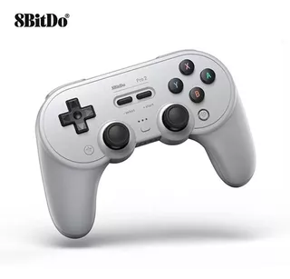 Controle 8bitdo Pro 2 Cinza P/ Switch Pc Android Raspberry