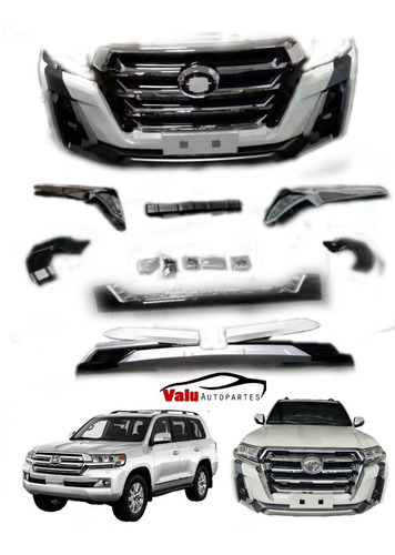 Body Kit O Trompa Para Toyota Land Cruiser Roraima 2016 A 22