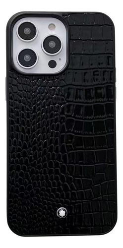 Funda Protectora Montblanc Negra Para Samsung S24