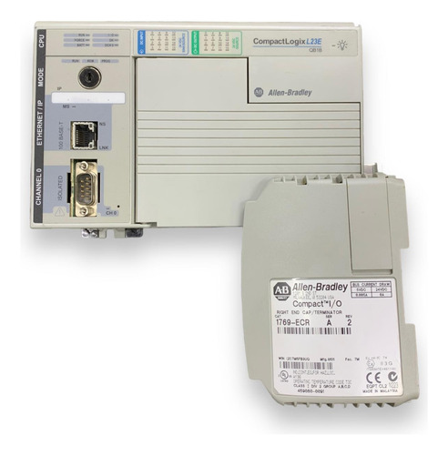 Allen Bradley 1769-l23e-qb1b + 1769-ecr (Usado)