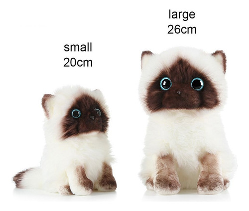A+ Juguete De Gatito Ragdoll, Gato Siamés, Muñeco De