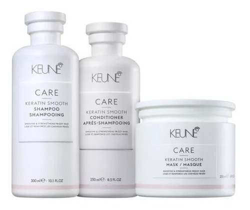 Kit Home Care Keune Keratin Smooth Shampoo Conditioner Mask