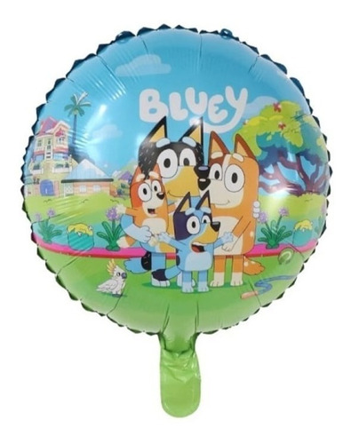 2 Globo Bluey Apto Aire O Helio