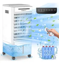Comprar Shawty Enfriador De Aire Enfriador 3 En 1 Evaporativo 3 Velocidades De Viento Para Uso En Interiores Y Exteriores Aire Acondicionado Portatil Ventilador Aire Con Control Remoto De 5L