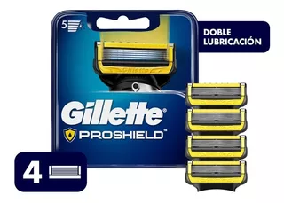 Gillette Fusion Proshield X4 Cartuchos Afeitar Remp Proglide