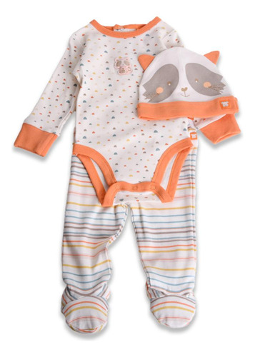 Set 3 Pzas Bebé Niño Multicolor Pillin