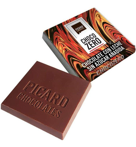 Chocolate Picard Zero Con Leche Sin AzĂșcar