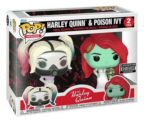 Funko Pop! Heroes Harley Quinn & Poison Ivy 2 Pack Exclusive