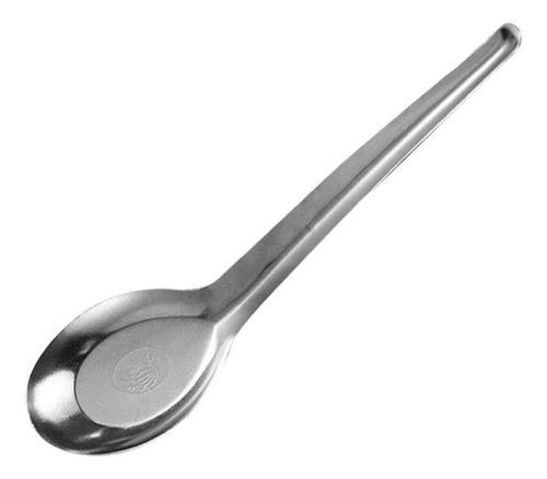 12 Cucharas De Sopa Asiática Ergonómicas De Acero Inoxidable