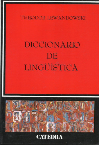 Diccionario De Lingüística Theodor Lewandowski