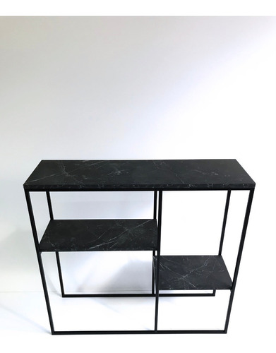 Dressoire Mesa Recibidor Simil Marmol Marquina | Minimalista