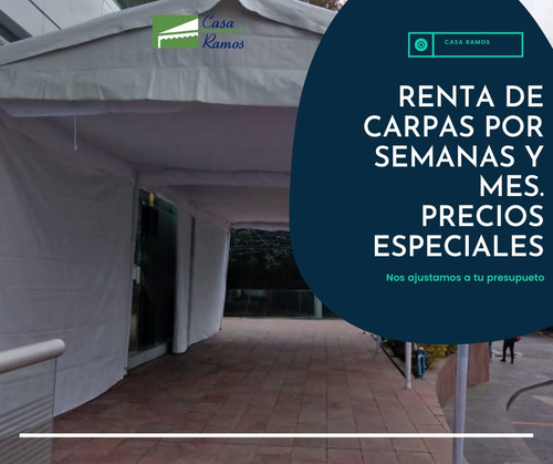 Renta De Carpas Por Semanas,meses