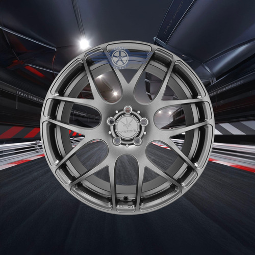 4 Rines 19 Deportivos 5-112 Mercedes Benz Audi Vw Leon Cupra Matte Graphite