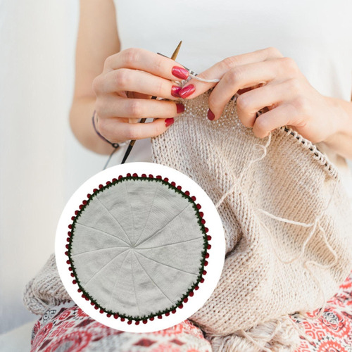 Ll Kit Crochet Manta Flores Juego Tejido Tejido