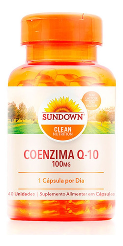 Coq-10 Coenzima Sundown 100mg C/ 40 Cápsulas