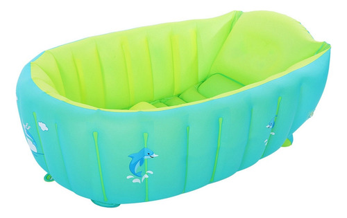 Bebé Inflable Bañera Bebé Bañera Plegable Portátil Bañera Ni