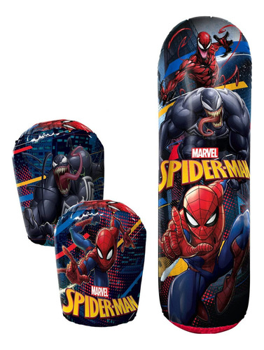 Hedstrom Spiderman Bop - Juego De Saco De Boxeo Y Guantes I.