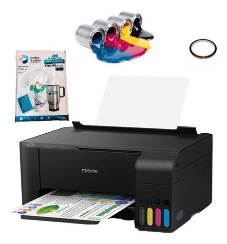 Impresora simple función a color Epson Impresora L2110, 7pms19