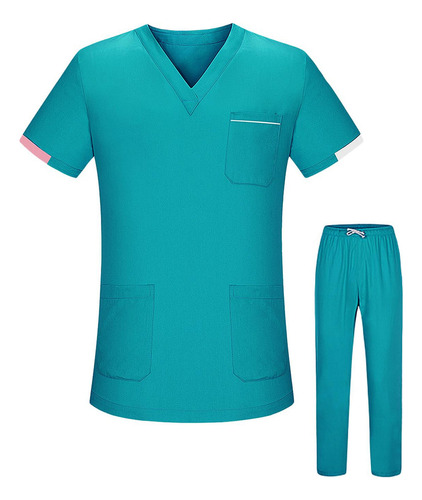 . Conjunto De Uniforme De Enfermería, Top De Enfermera De