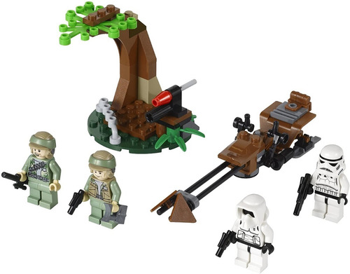 Lego Star Wars Endor Rebel/imperial Trooper 9489 - 77 Pz