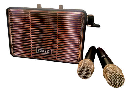 Parlante Bocina Altavoz Karaoke Microfonos Musica Mk-4201