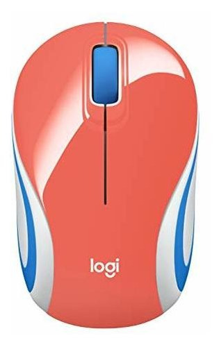Paquete De Miniratón Inalámbrico Logitech M187 Y Funda De 14
