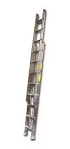 Escalera Extensible Aluminio 16+16 Escalones 8.9 Mt 2 Tramos
