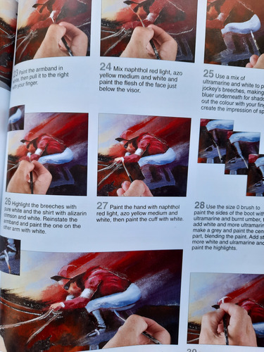 Libro De Pintura Acrílico, Caballos