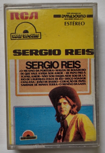 Fita Cassete K7 Sérgio Reis Disco De Ouro 1977 Original (Usado)