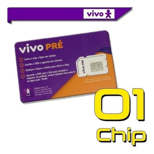 Vivo Chip Celular Ddd-11 Sao Paulo 3 En 1