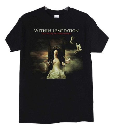 Polera Within Temptation The Heart Of Ever Metal Abominatron