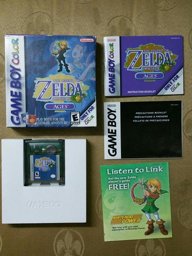 Zelda Oracle Para Gameboy Color Con Caja Y Manuales 10/10