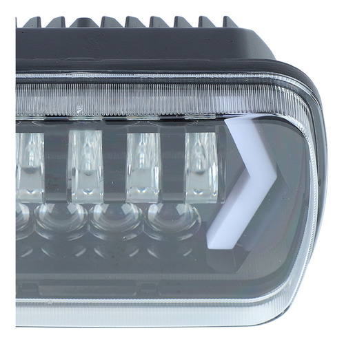 D Faro Led Rectangular De 7 Pulgadas De Alto Brillo