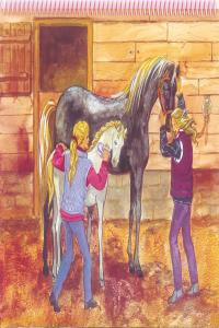 Princess Top Horses Coloring Book (libro Original)